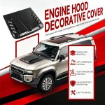 Universal Car Hood Vent Bonnet Scoop Decorative Cover ABS Car Styling Accessories